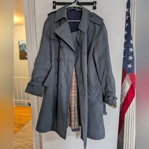 Men's Gray Trench Coat